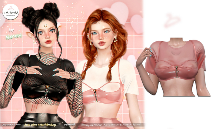 rose Top VAKI KVAKI ~Harvey~