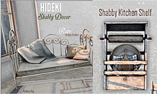 HIDEKI - Shabby Kitchen Shelf