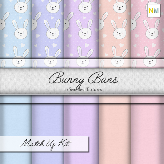 Bunny Buns Matchup Kit 10 Seamless Textures NM