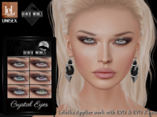 BLACK WINGS-CRYSTAL EYES 6 COLORS HUD