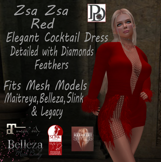 !PD-ZsaZsaDress-red