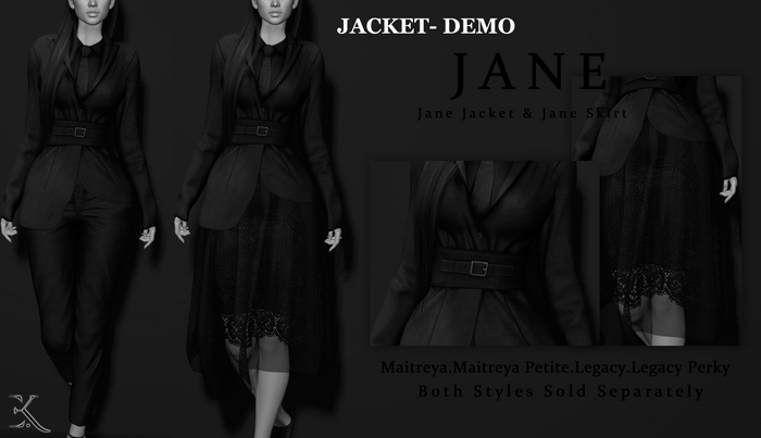 E.K - Jane Jacket - DEMO {ADD - ME }