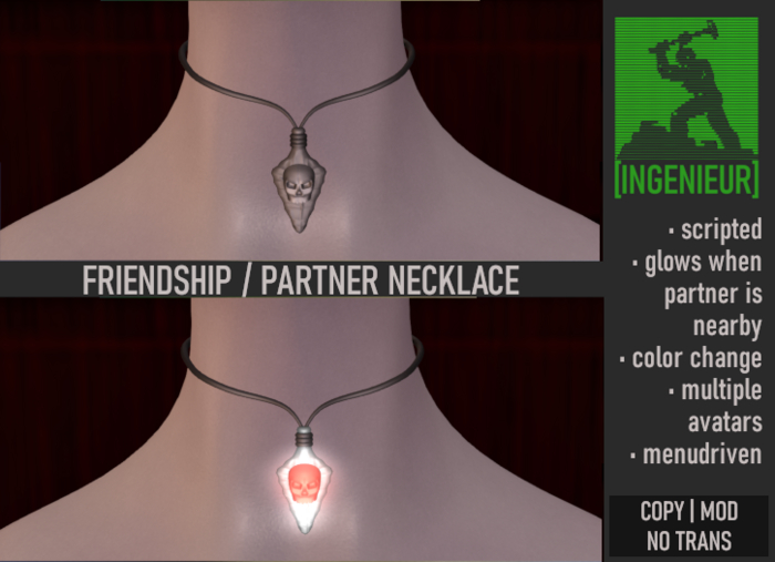 [INGENIEUR] interactive Friendship/Partner Necklace M3