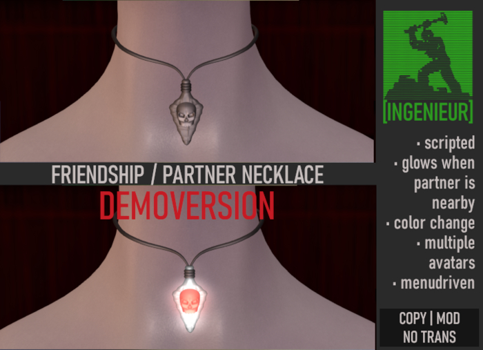 [INGENIEUR] DEMO interactive Friendship/Partner Necklace M3