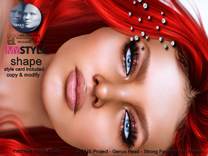 MS shape_Genus  Strong Face W003 & BODY MESH MAITREYA~~