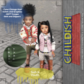 #Childish Siah Jr Cargos - Green