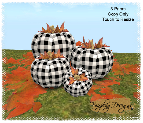 ~R~Autumn Plaid Pumpkin Decor~Copy~