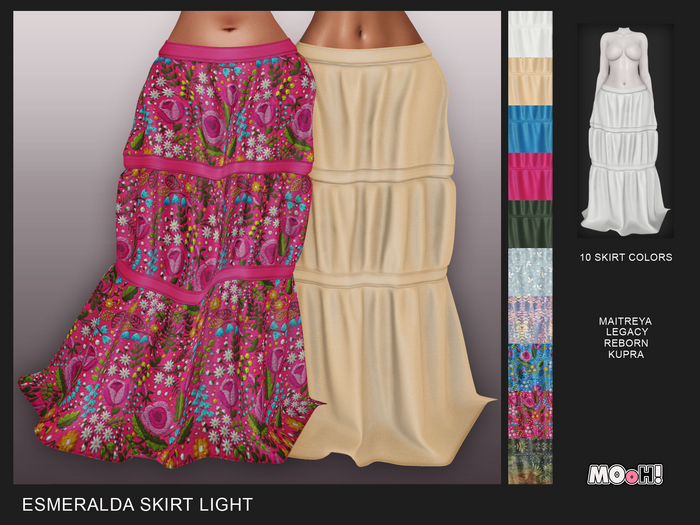 MOoH! Esmeralda skirt light (Add)