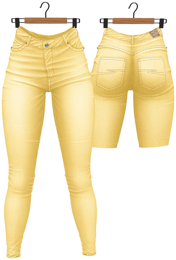 RIOT / Aneesa Jeans - Pastel3 Yellow