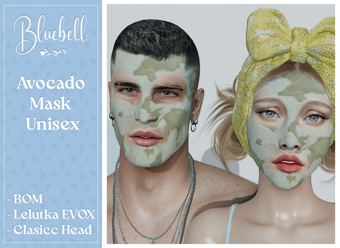 BLUEBELL Avocado Mask Unisex