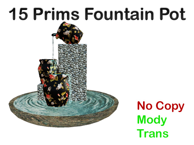 Feelings-Fountain Pot- Black