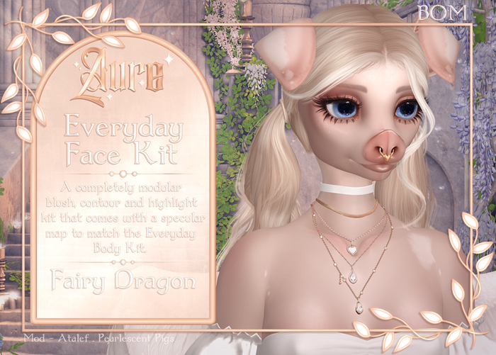 [ Aure ] Everyday Face Kit - Fairy Dragon | BOM & SPEC