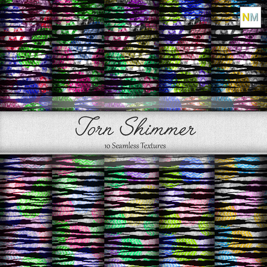Torn Shimmer 10 Seamless Textures NM