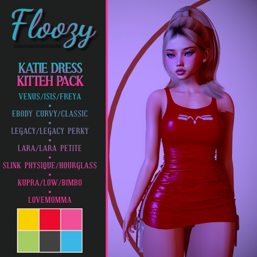Floozy - Katie Dress - Kitteh Pack