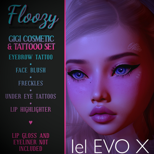 Floozy - GiGi Cosmetic and Tattoo Set