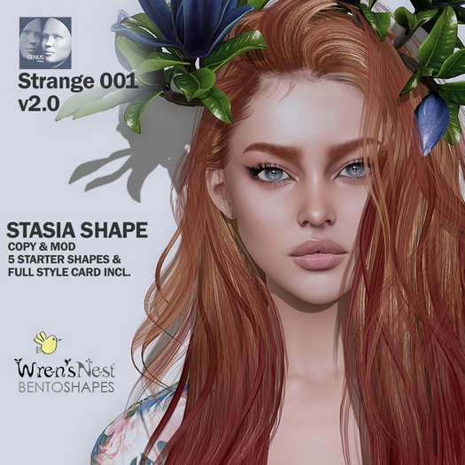 { wren's nest } Stasia shape (Genus StrangeW001 v2.0)