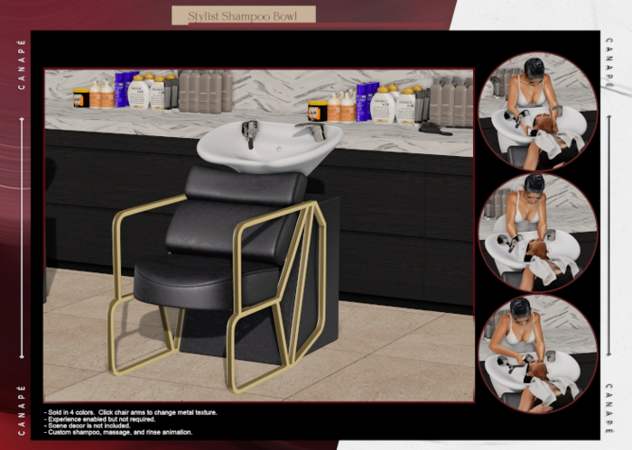 [Canape] Stylist Shampoo Bowl FATPACK