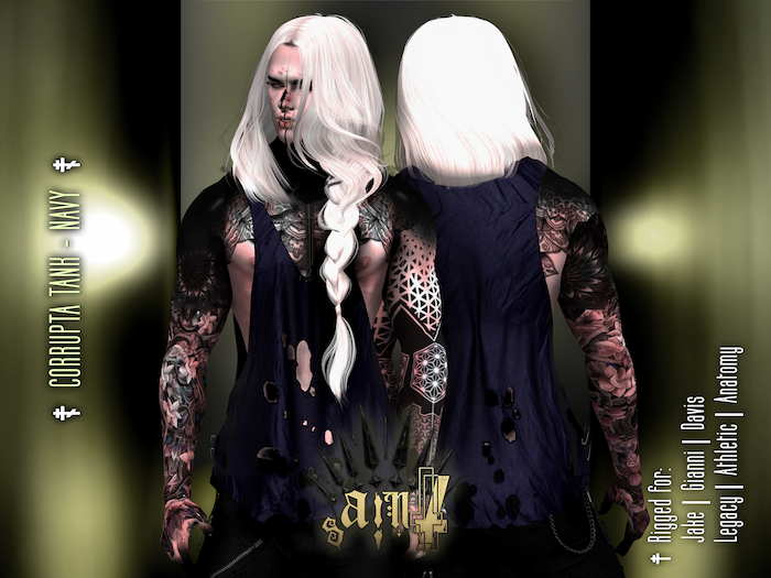 !:.sAINT.:! Corrupta Tank - NAVY