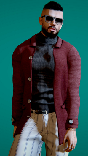 [ET] Gentlemens Formal wear Coat maroon