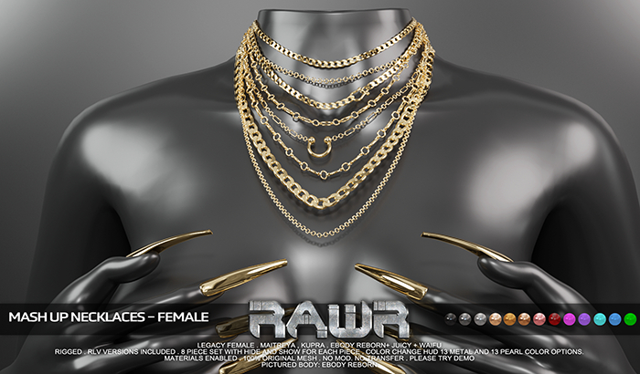 RAWR! Mash Up Necklace FEMALE Inc. RLV (add me)