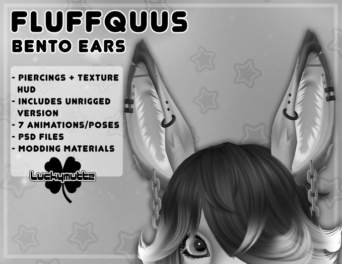 [LUCKYMUTTZ] Fluffquus Ears DEMO 