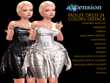 aX: Paisley Dress 24 Colors Fatpack