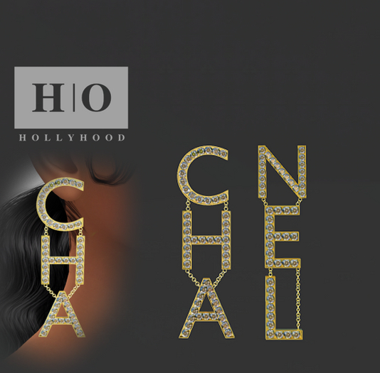 Hollyhood CHA Earrings - Gold (non rigged)