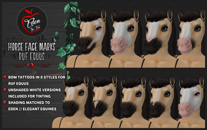 Eden by Eve // Horse Face Marks - RUF Equus