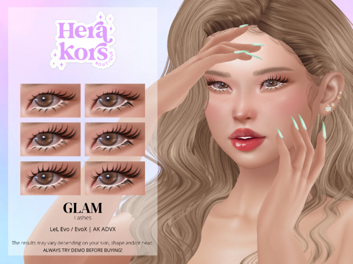 [HK] Glam Lashes for LeL Evo/EvoX and AK ADVX