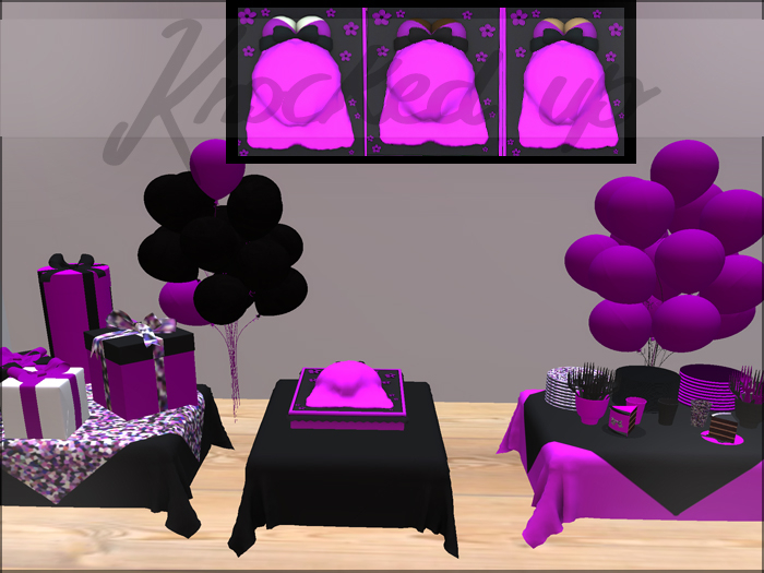 K^Baby Shower Decor Set(Purple)