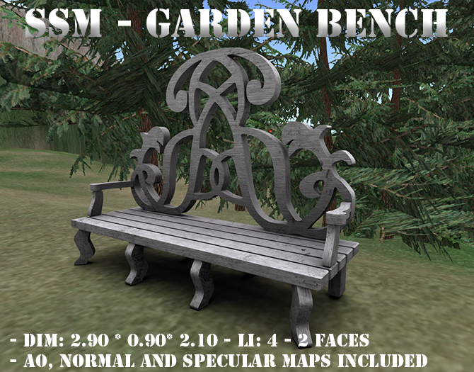 SSM - Garden Bench