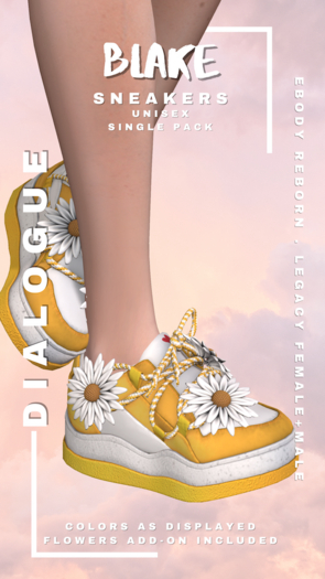 Dialogue BLAKE sneakers [YELLOW/WHITE]