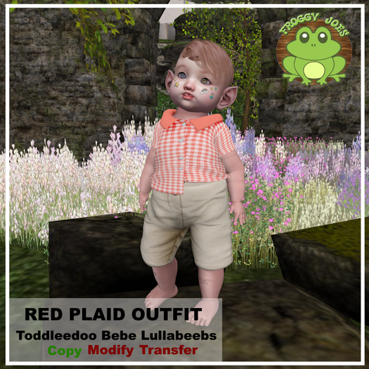 :FroggyJoes: Red Plaid Outfit