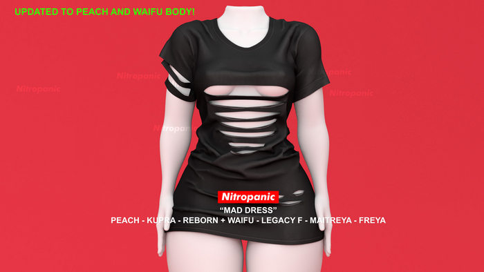 Nitropanic_MAD DRESS black (ADD)