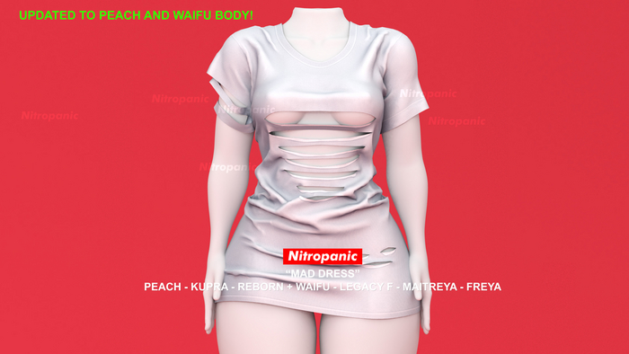 Nitropanic_MAD DRESS white (ADD)