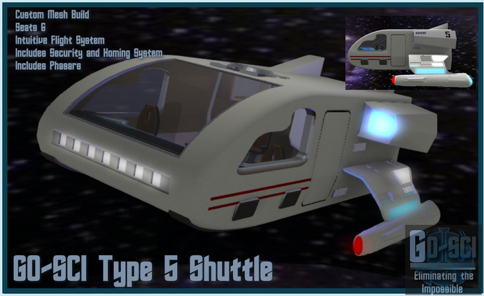 GO-SCI Type 5 Shuttle,1.0 packaged