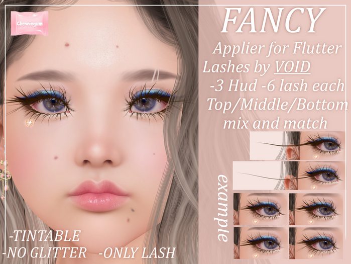 Chewingum FANCY EYELASH APPLIER FOR VOID FLUTTER EYELASH BOX