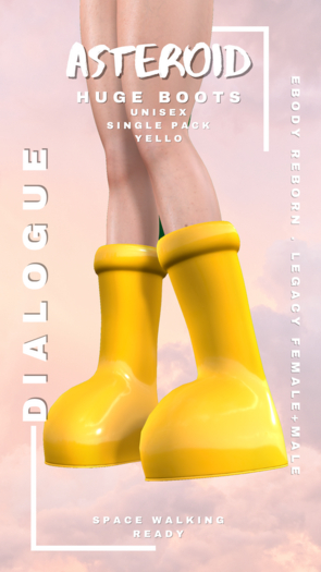 Dialogue ASTEROID boots [YELLO] 