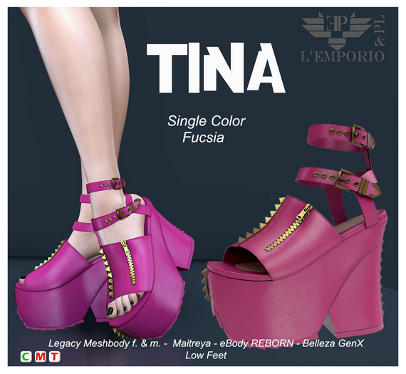L'Emporio&PL::*Tina*::Platform shoes-Fucsia-