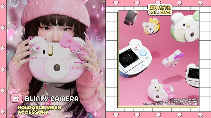 .WARETA. Blinky Camera - Lilac (Add!)
