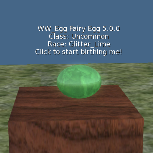 WW_Egg Uncommon Glitter_Lime Fairy 5.0.0