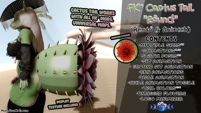 FK* Cactus Tail ☾☾SHORT☽☽