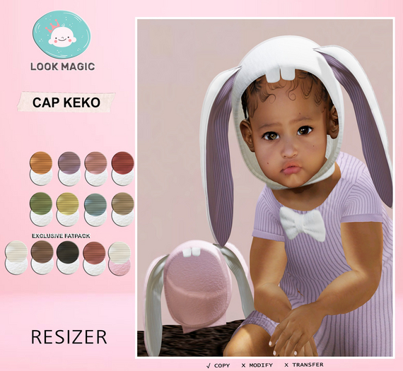 [Look Magic] Cap Keko green_ (resizer)ADD