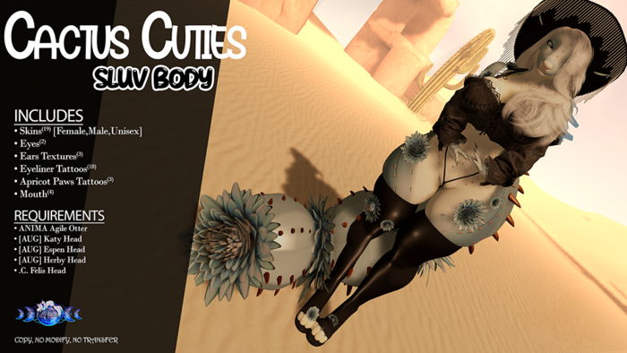 FK* Cactus Cuties ☾☾Succulent☽☽ ☾☾BOM☽☽ ☾☾Furry Mod☽☽