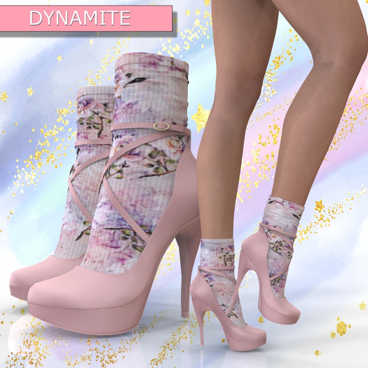 Vintage Heels Socks