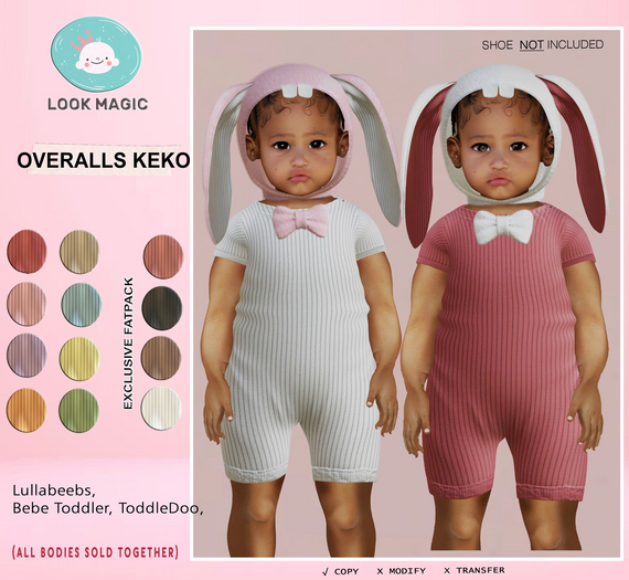 [Look Magic] Overalls Keko_LB/TD/BBT(Fatpack)(add )