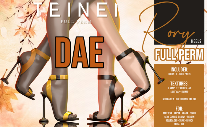 TEINEI - RORY HEELS w DAE - FULL PERM