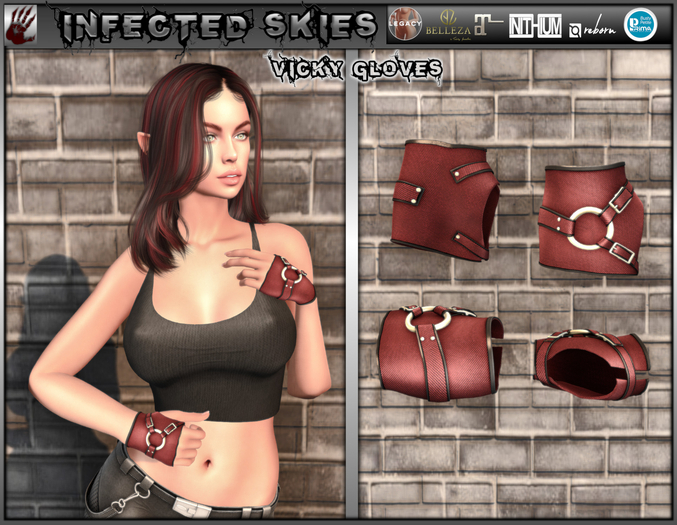 *IS* Vicky Gloves Red  