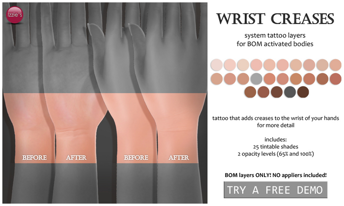 Izzie's - Wrist Creases