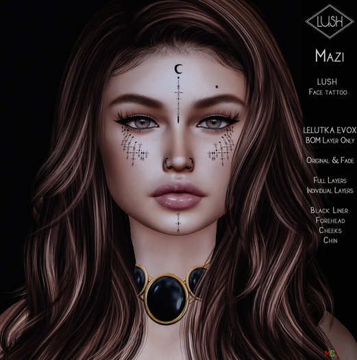 LUSH - MAZI - FACE TATTOO  - EVO X - BOM